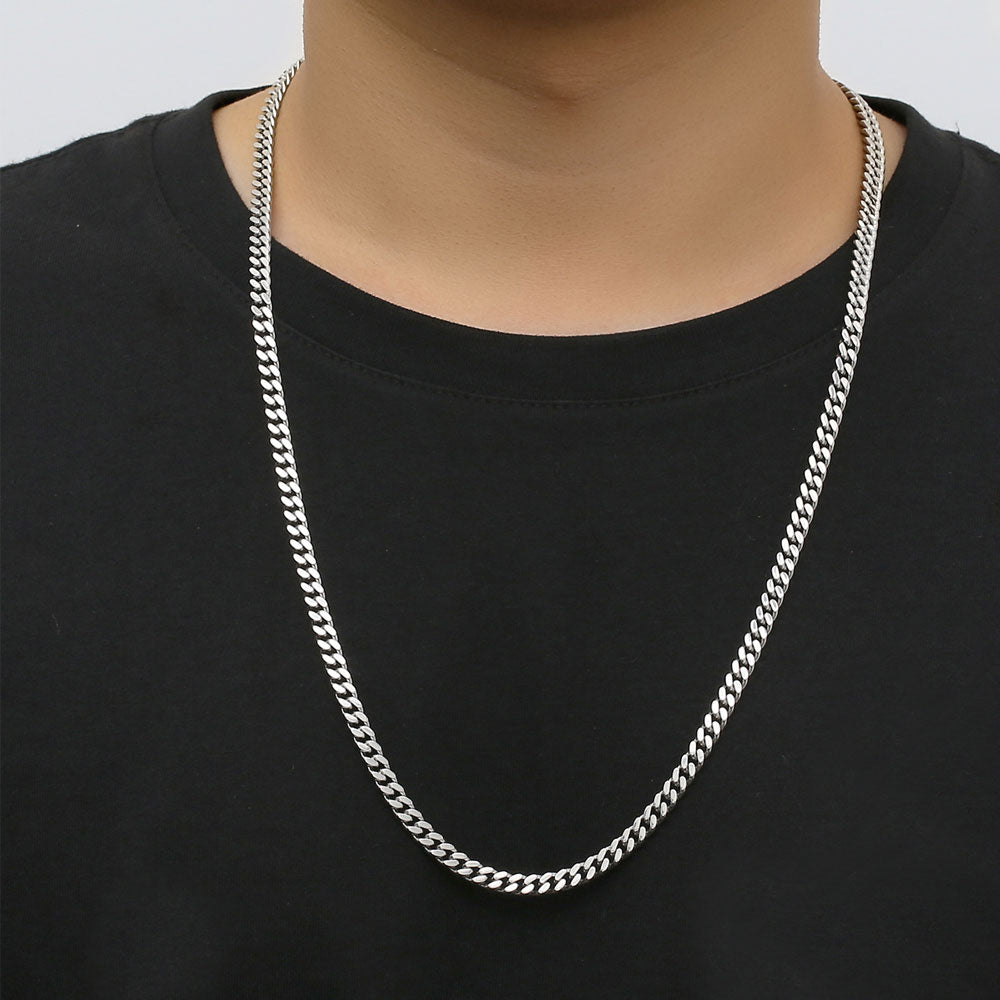 2/3/5mm316L Stainless Steel Cuban Basic Chains