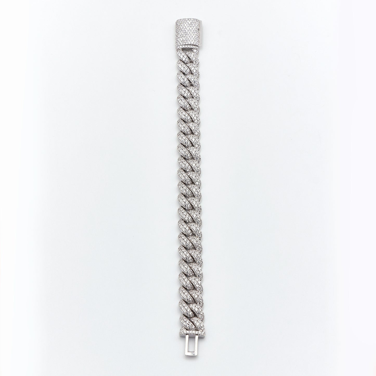S925 14mm Classic Cuban Chain Bracelet