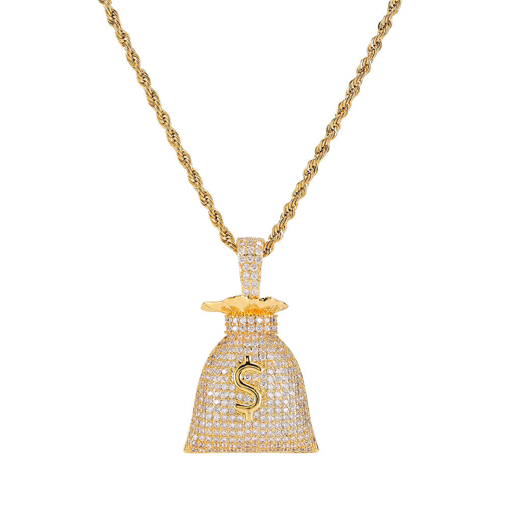 Hip Hop Pocket Full of Money Pendant