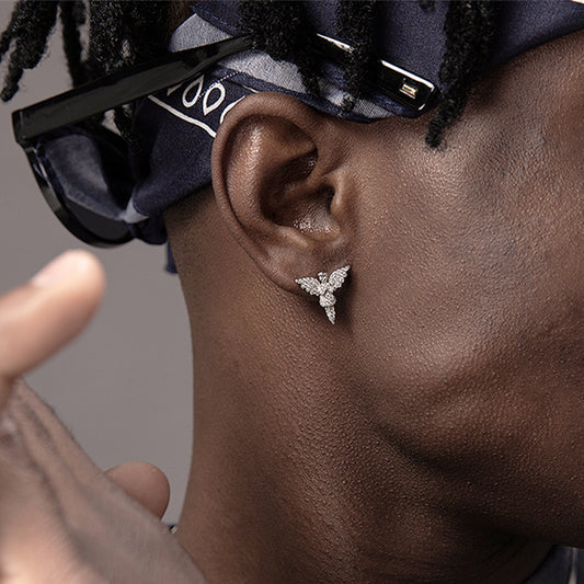 Angel Wing Hip Hop Earrings