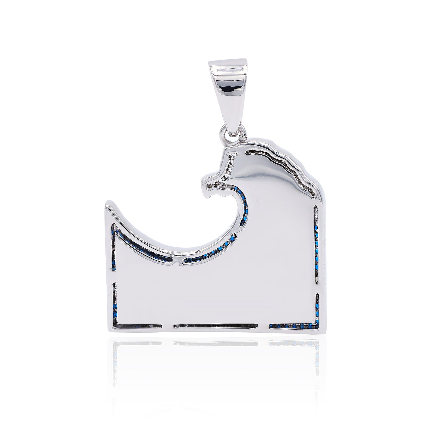 Blue Sea Wave Pendant