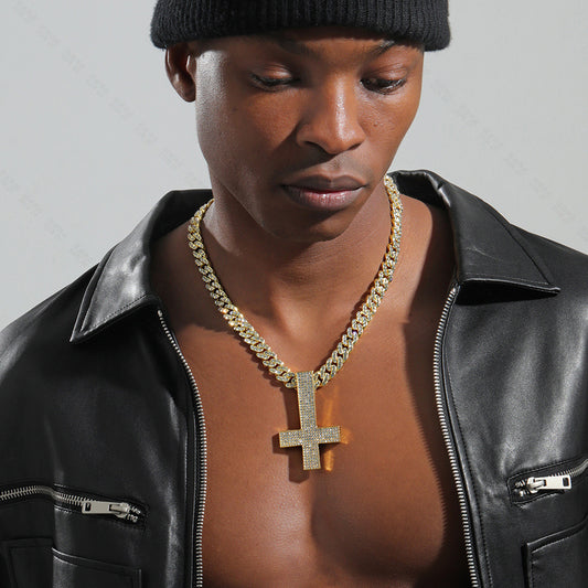 Luxury Upside Down Cross Pendant
