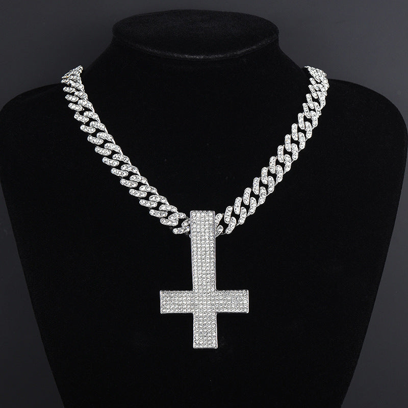 Luxury Upside Down Cross Pendant