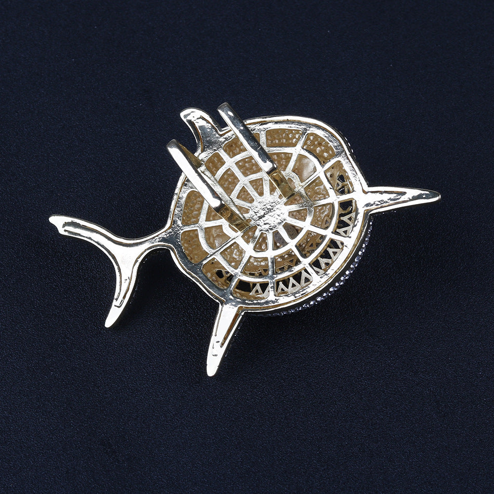 Positive Face Big Shark Pendant