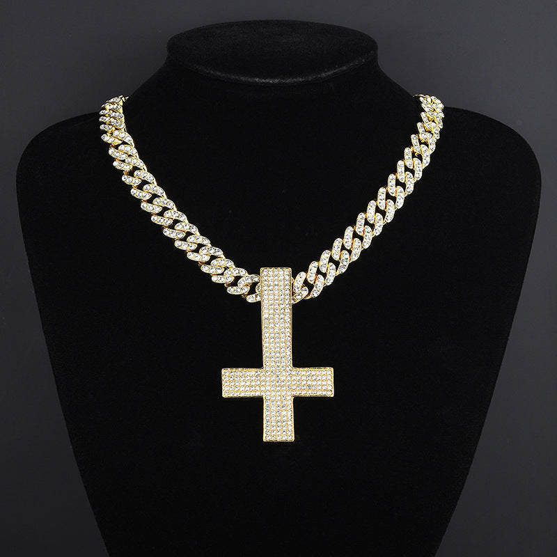 Luxury Upside Down Cross Pendant