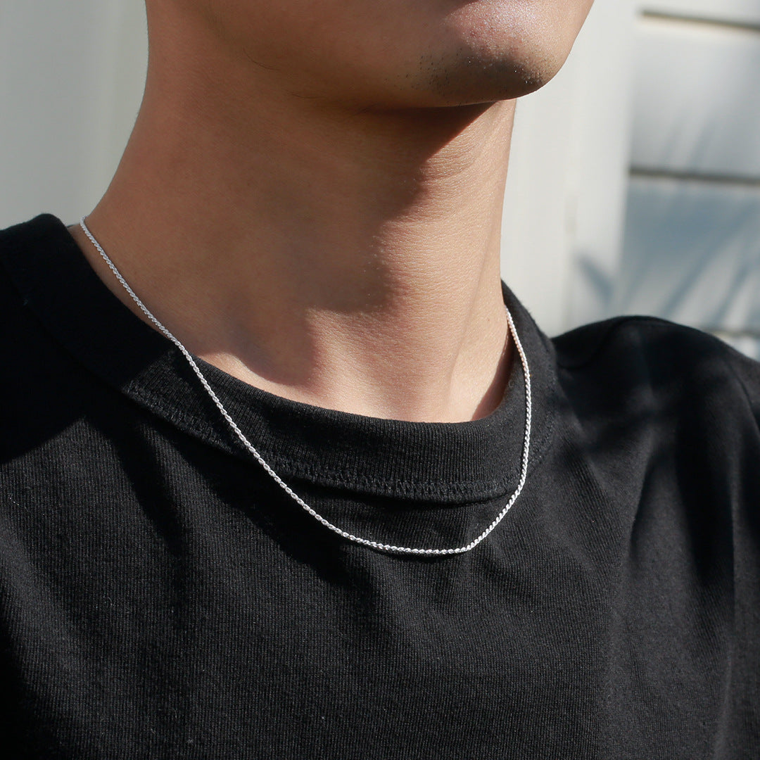 s925 Silver 1.4mm Twist Basic Chains