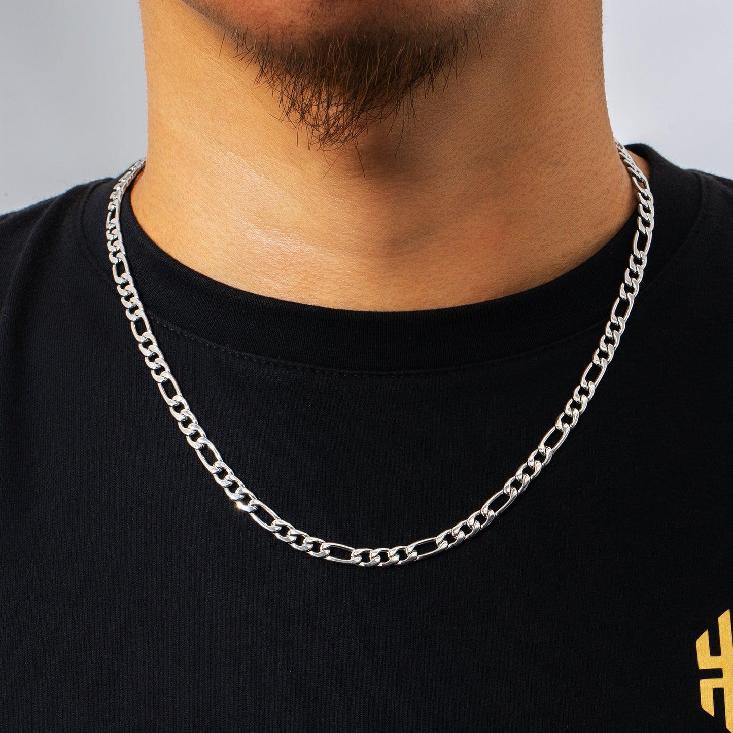 316L Titanium Steel 5mm Figaro Basic Chains