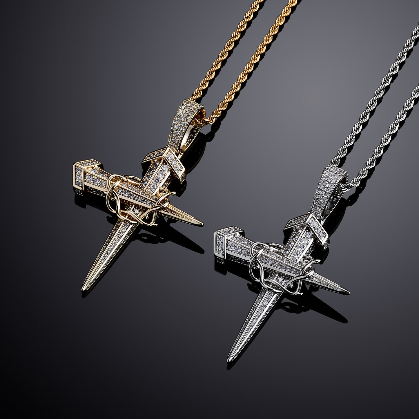 Vintage Hip Hop Anchor Pendant