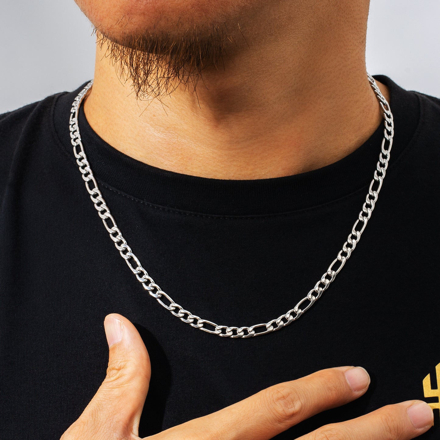 316L Titanium Steel 5mm Figaro Basic Chains
