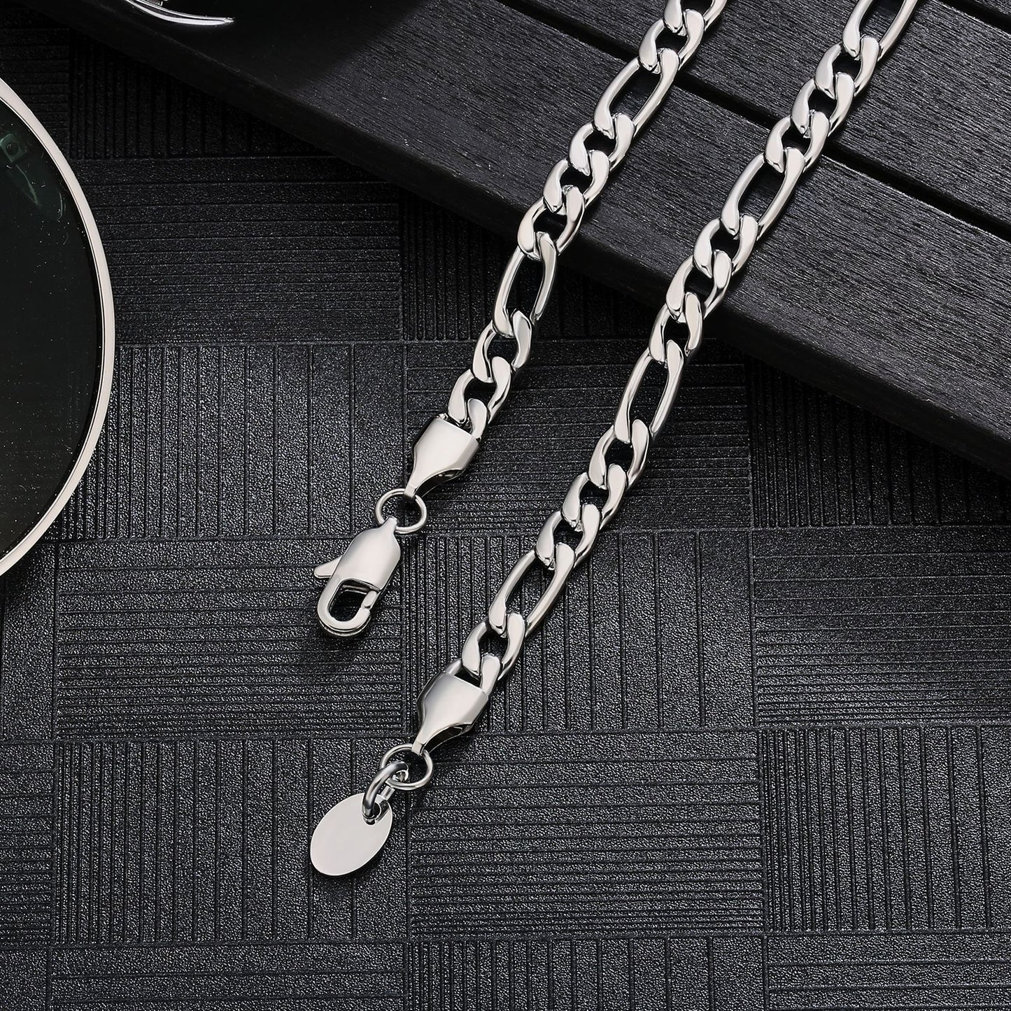 316L Titanium Steel 5mm Figaro Basic Chains