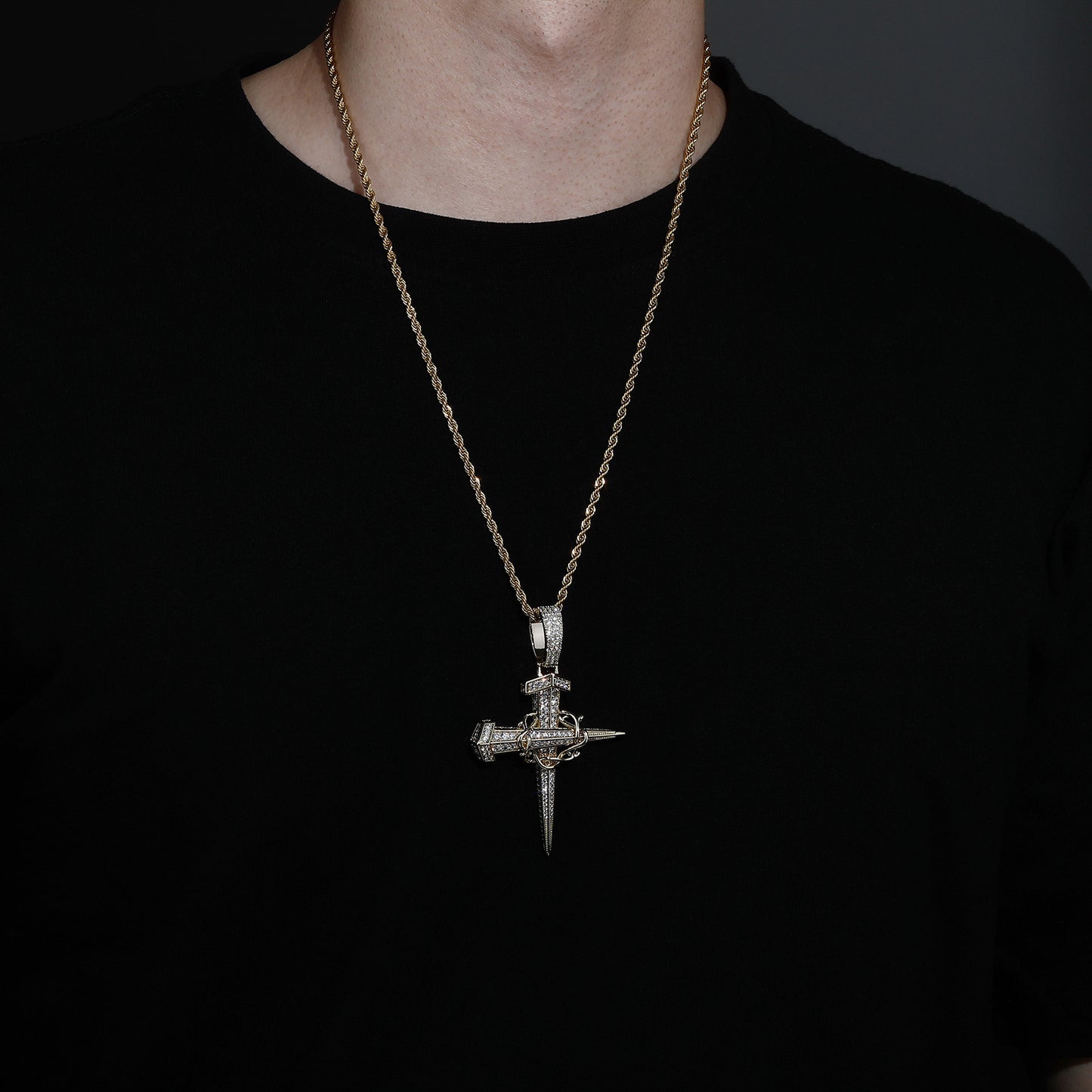 Vintage Hip Hop Anchor Pendant