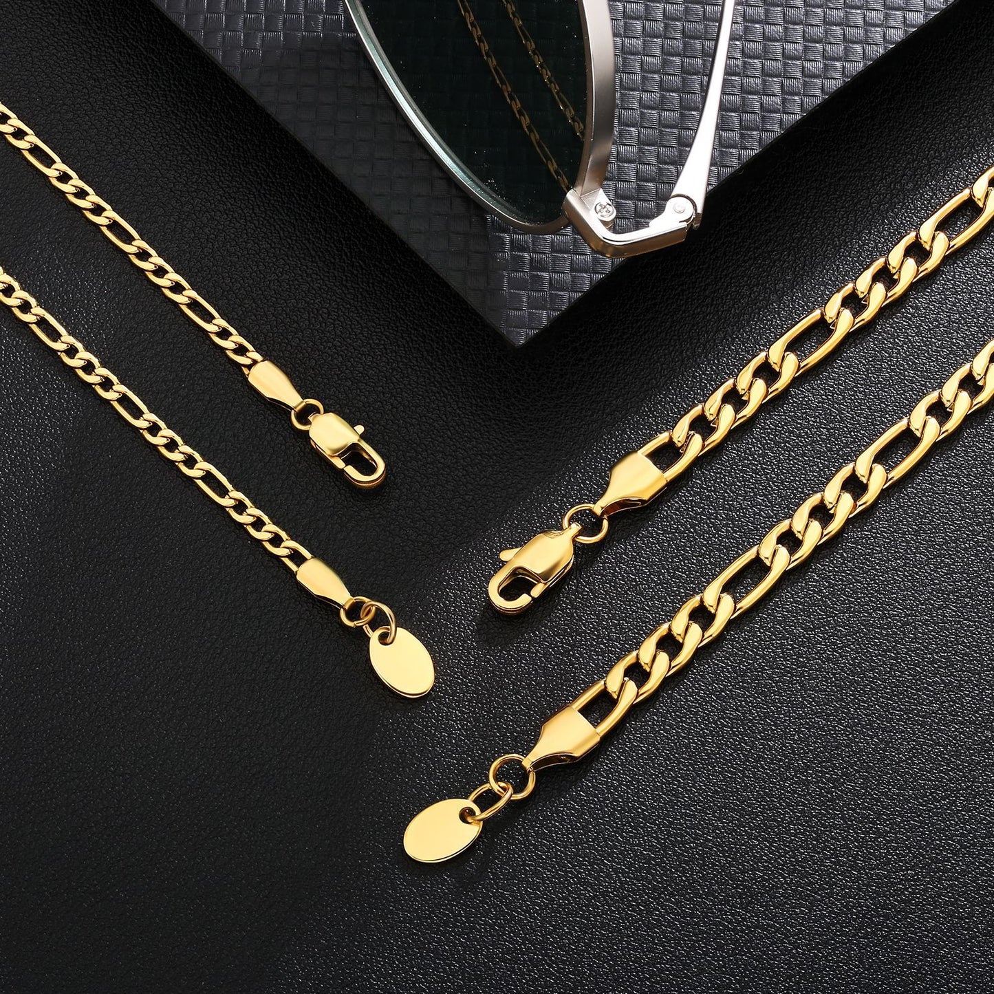 316L Titanium Steel 5mm Figaro Basic Chains