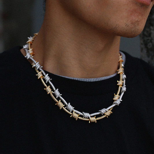 8mm Hip Hop Knotted Wire Ball Chain