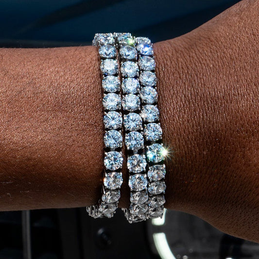 5mm Classic Single Row Tennis Chain Bracelet
