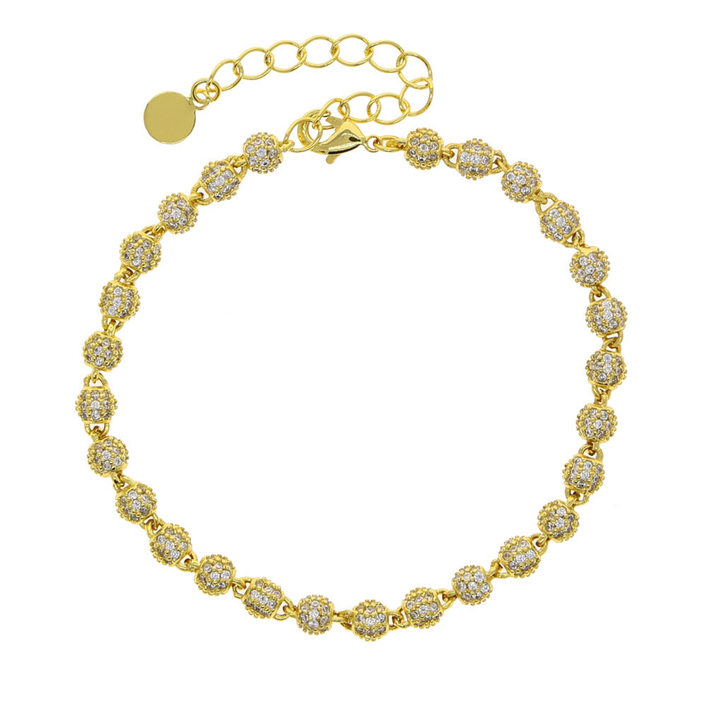 5mm Diamond Ball Chain Bracelet