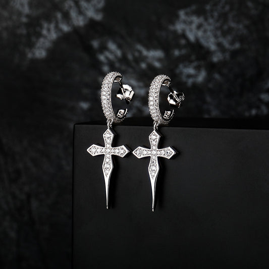 Sword Of The Cross Earrings