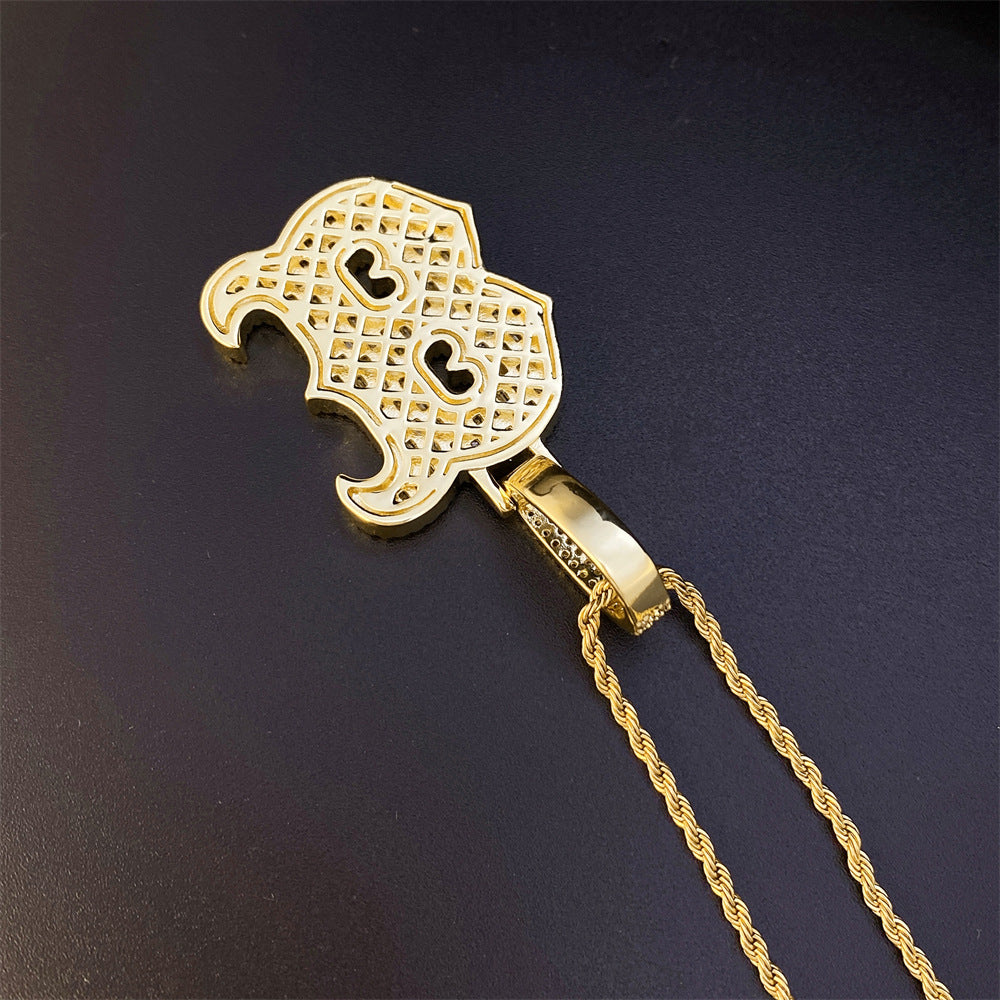 Letter B Hip Hop Pendant