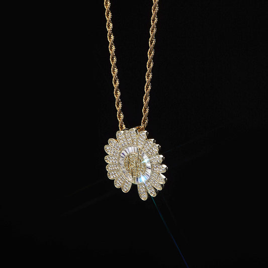 Lightning Daisy Pendant