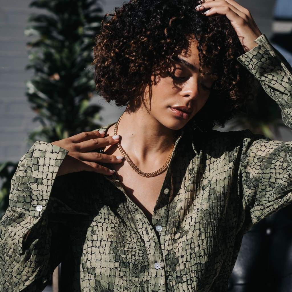 8mm Minimalist Metal Style Cuban Chain