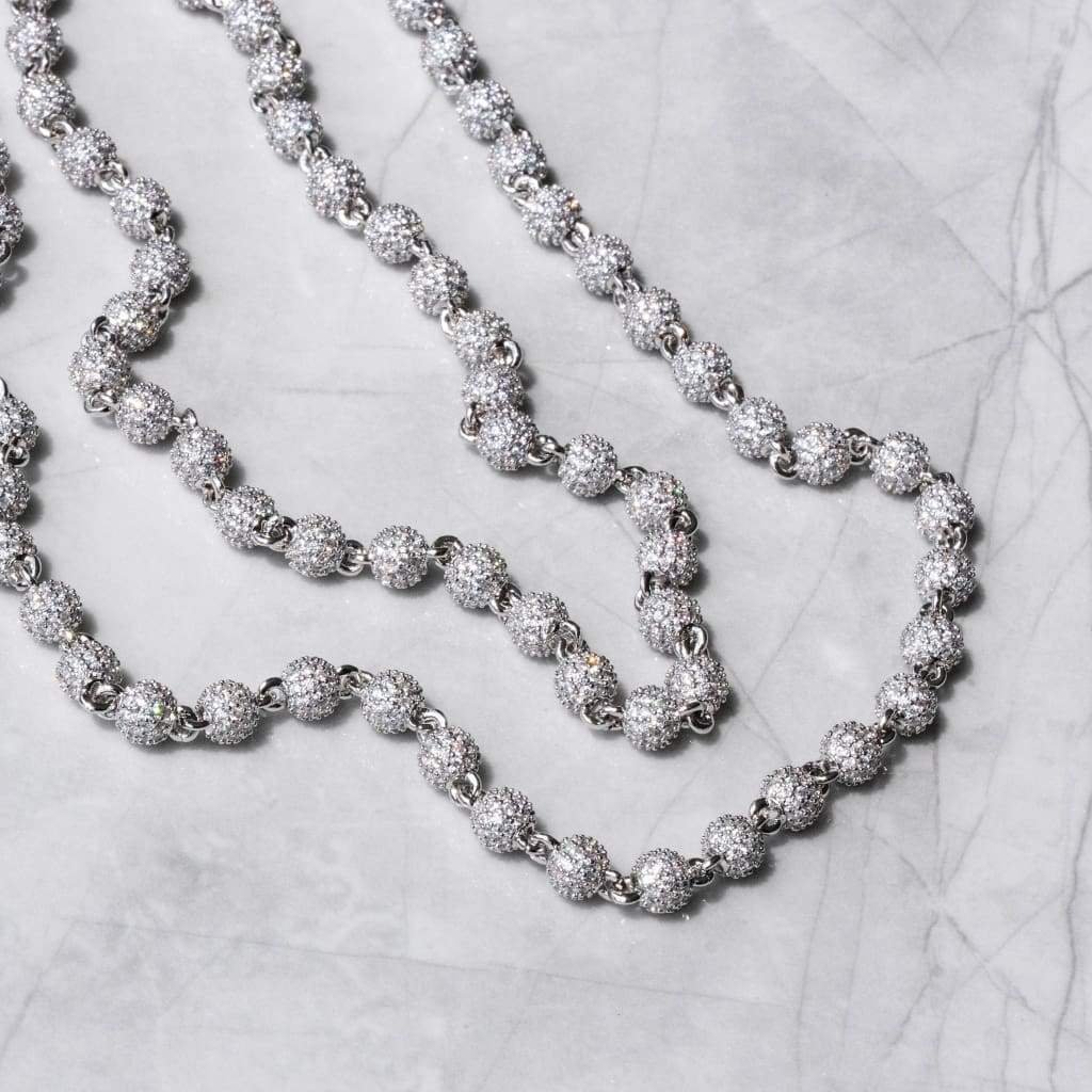 8mm Full Diamond Hedgehog Ball Chain