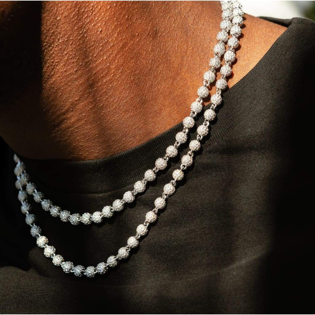 8mm Full Diamond Hedgehog Ball Chain