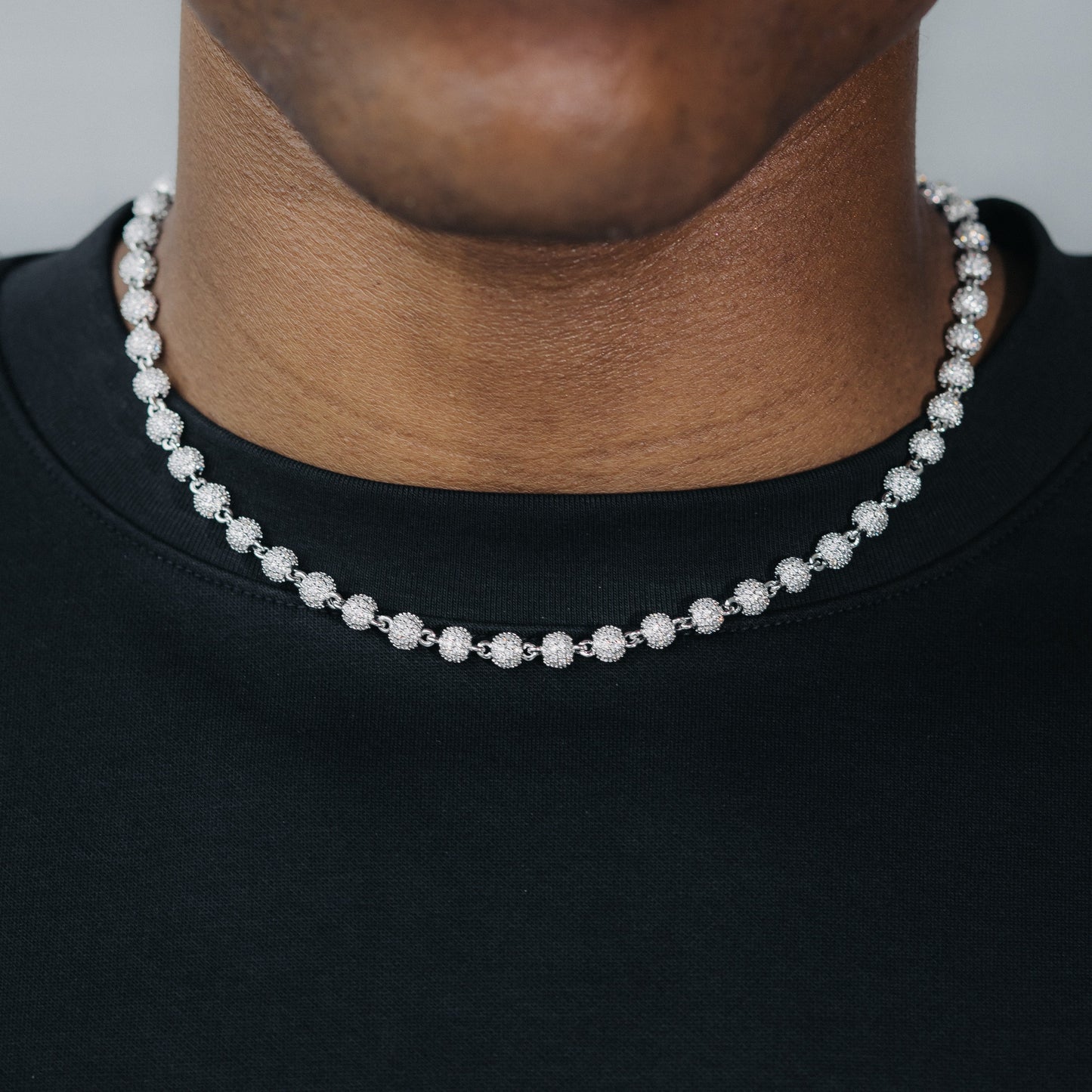 8mm Full Diamond Hedgehog Ball Chain