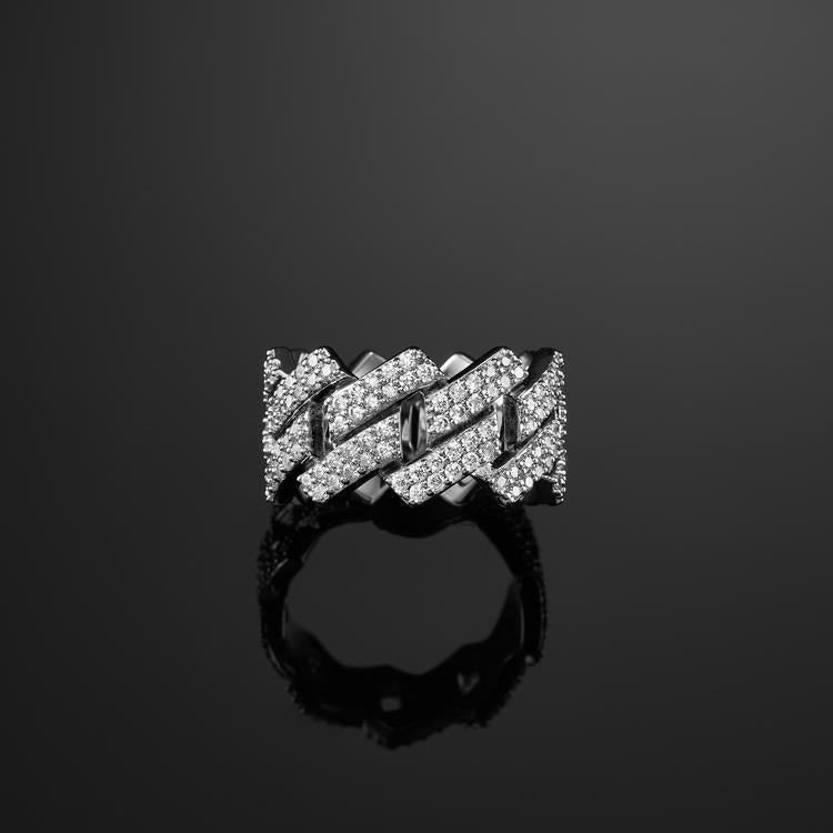 Cuban Chain Openwork Ring