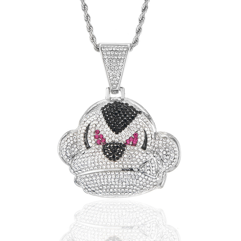 Angry Gorilla Head Pendant