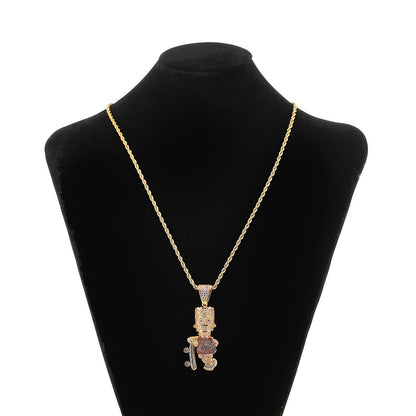 Simpson Skateboard Pendant