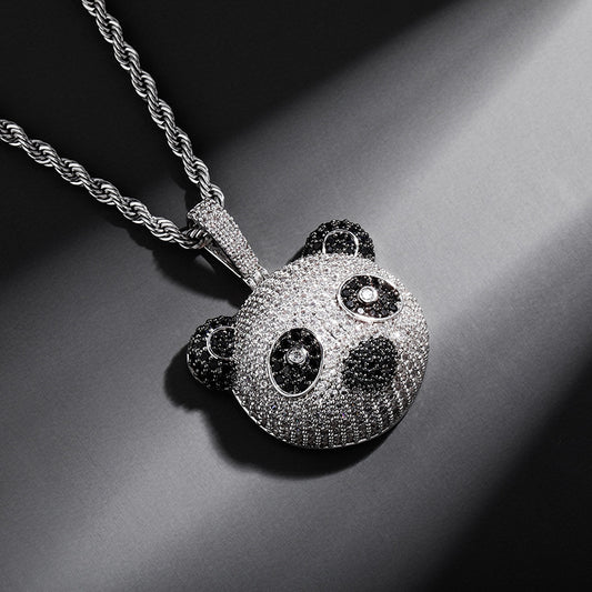 Cute Panda Head Pendant