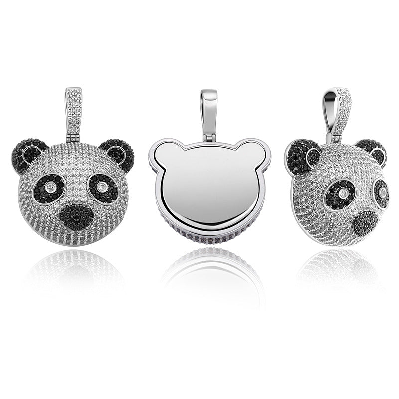 Cute Panda Head Pendant