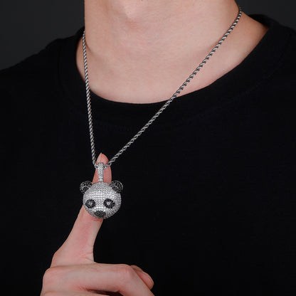 Cute Panda Head Pendant