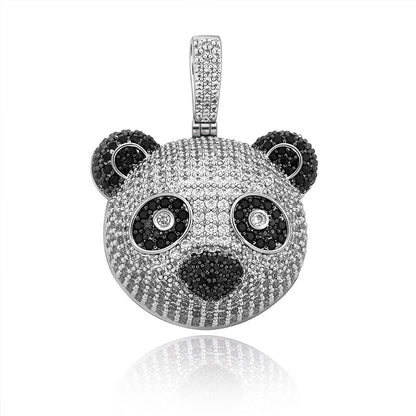 Cute Panda Head Pendant