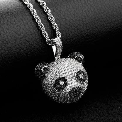 Cute Panda Head Pendant