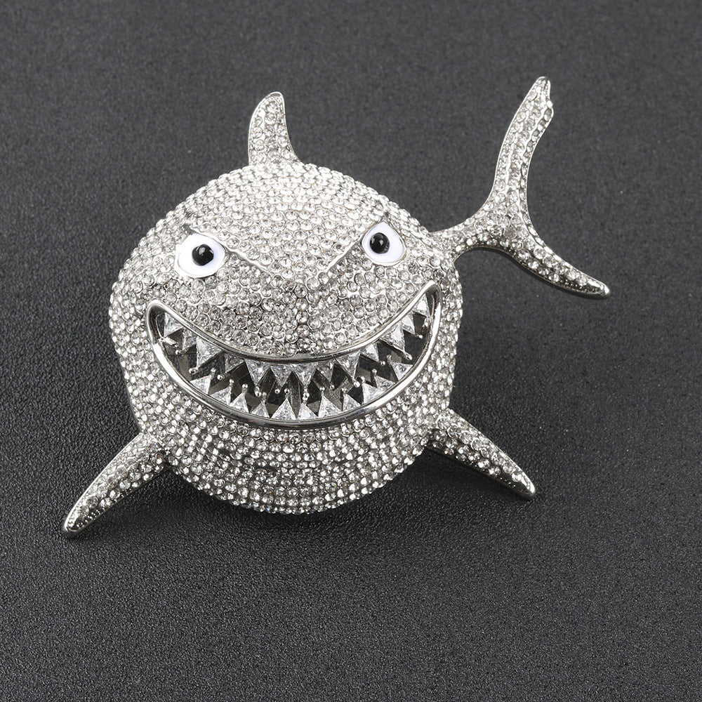 Positive Face Big Shark Pendant