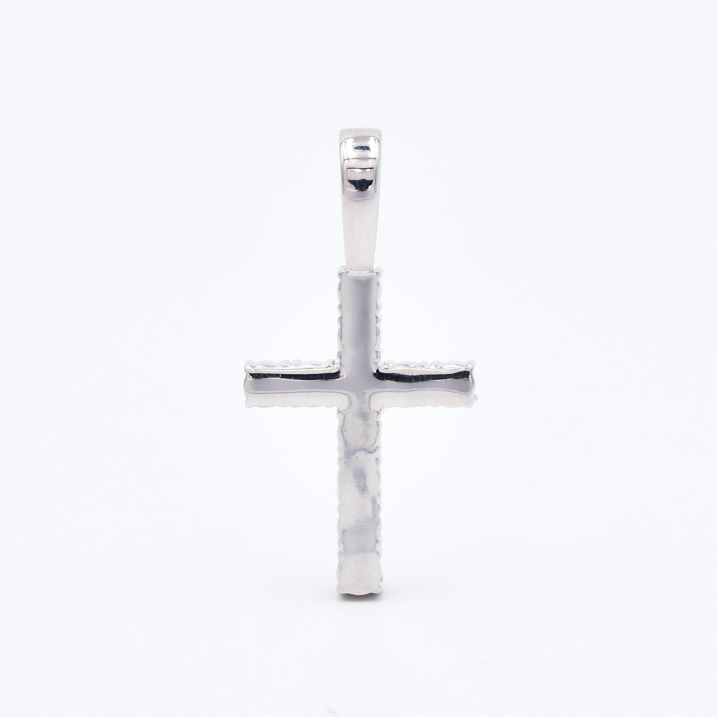 Holy Round Diamond Cross Pendant