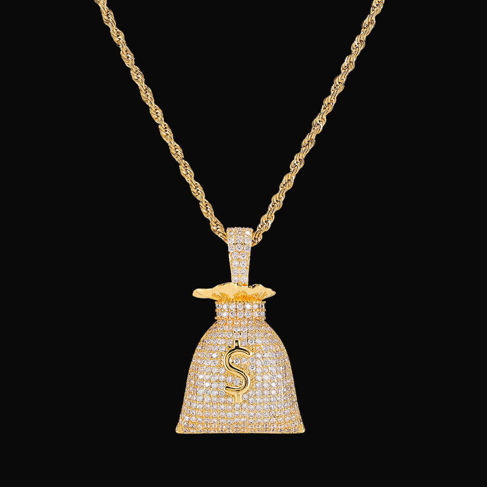 Hip Hop Pocket Full of Money Pendant