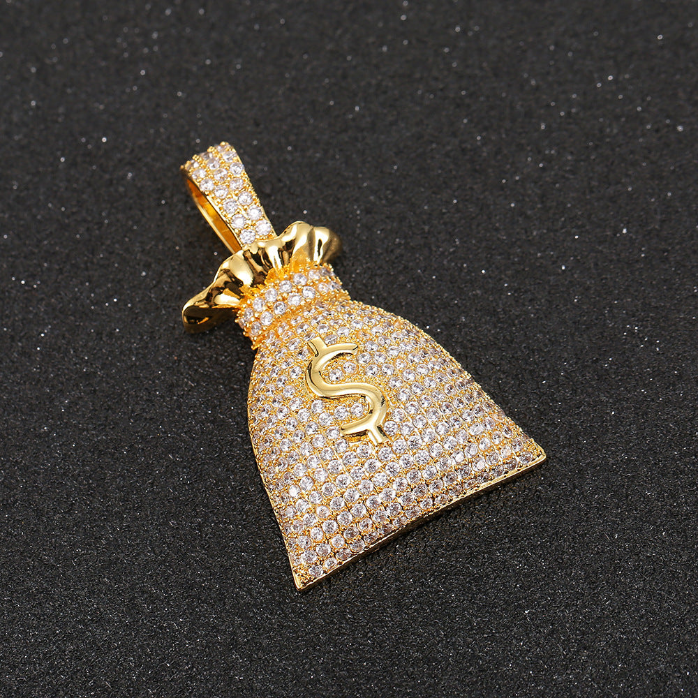 Hip Hop Pocket Full of Money Pendant