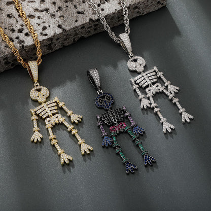 Skull Skeleton Pendant