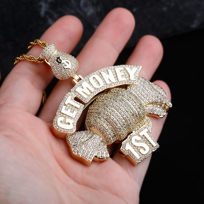 Candy GET MONEY Personalized Pendant