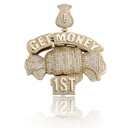 Candy GET MONEY Personalized Pendant