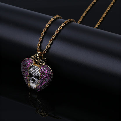 Devil Skull Heartbreak Pendant